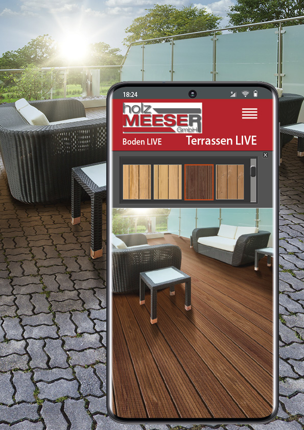 designStudio Terrasse von Holz Meeser - digital Terrasse testen
